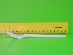 Вилка одноразовая пластиковая белая ПС 16,5 см ТОМСК, 100 шт/уп, 2000 шт/кор.